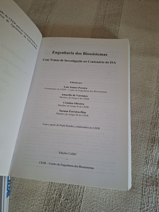 Livro Engenharia dos Biossistemas