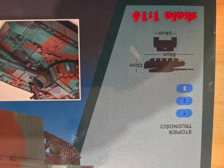 Model kartonowy PT-91 TWARDY 1:16 GPM dodatki