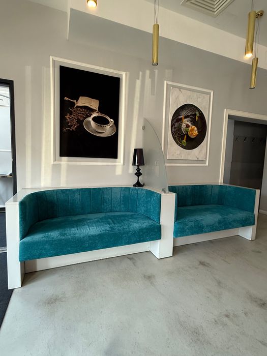 Kanapa glamour turkus