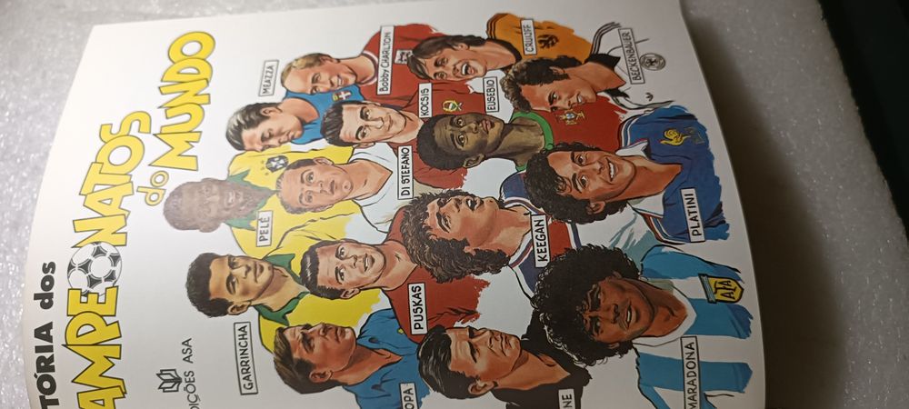 livro banda desenhada história dos campeonatos do mundo