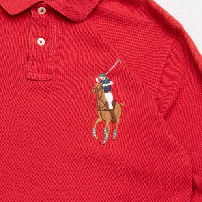 Ralph Lauren big pony Longsleeve polo Chief Keef style S slim