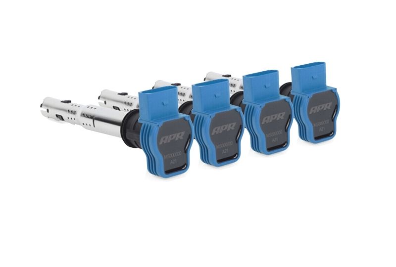 KIT DE 4 BOBINES DE IGNIÇÃO DE ALTA PERFORMANCE APR 2.0 TFSI / 1.8T 20V - AZUL