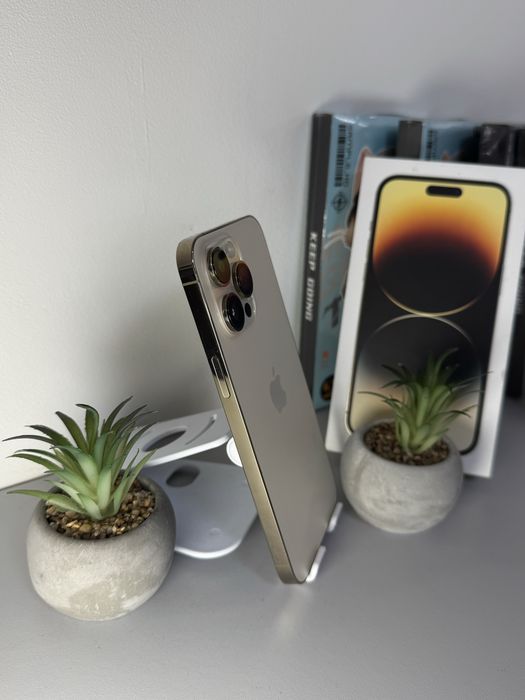 iPhone 14 Pro Max 128 GB Gold / Neverlock/ 88% АКБ/ Айфон 14 Про Макс 256 ГБ