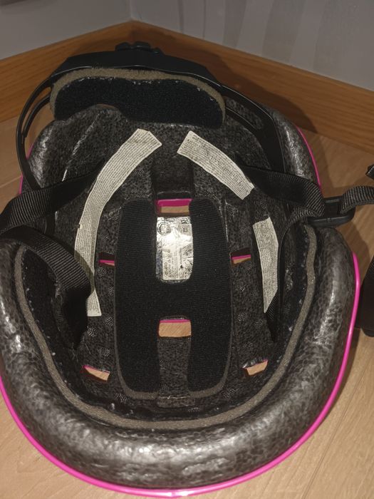 Capacete bicicleta rosa