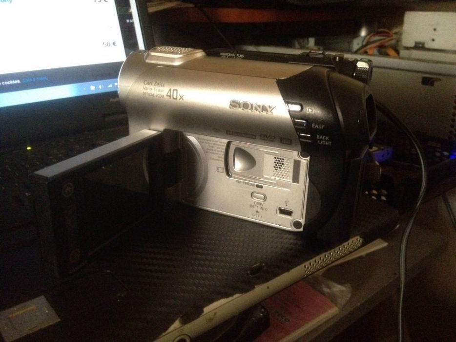 Máquina filmar Sony