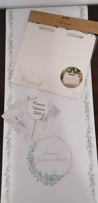 Bieżnik Komunijny "Pierwsza Komunia Święta" ( stan bdb)