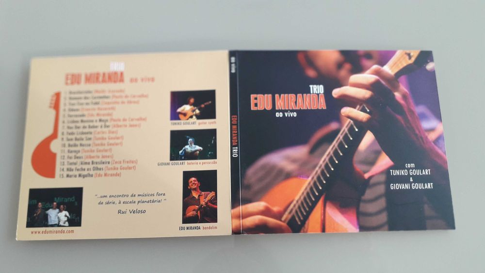 Trio Edu Miranda ao Vivo - CD Novo