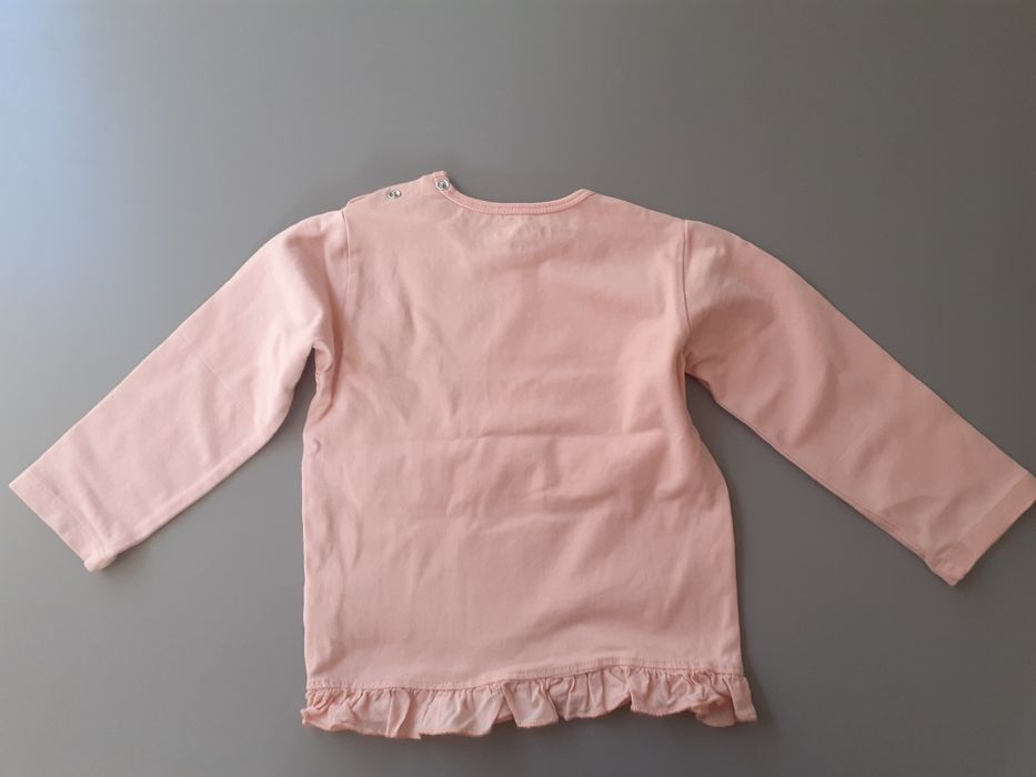 5-10-15 śliczna bluzeczka różowa rozmiar 86