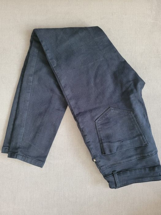Granatowe sponie, jeansy skinny Zara r. 38