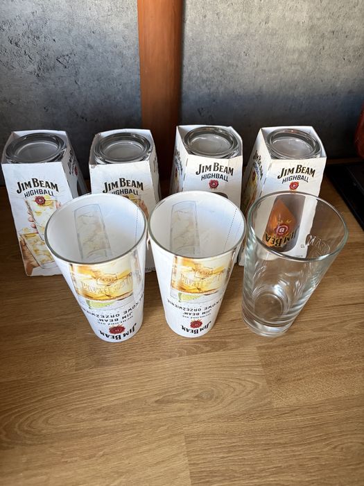 Szklanki na  drinki drinkówki jim  beam  komplet