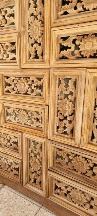 Painel de Madeira Abbay - 102x120cm By Arcoazul