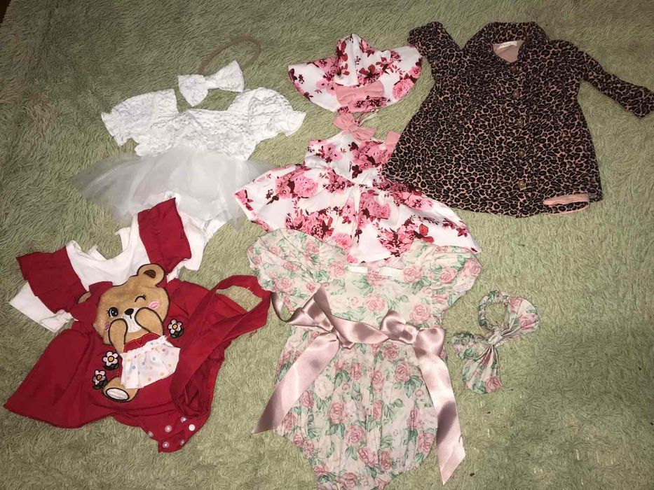 Дитячі плаття 0-3 місяці