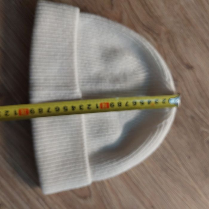 Nowa czapka wywijana Wolczanka, wełna merino