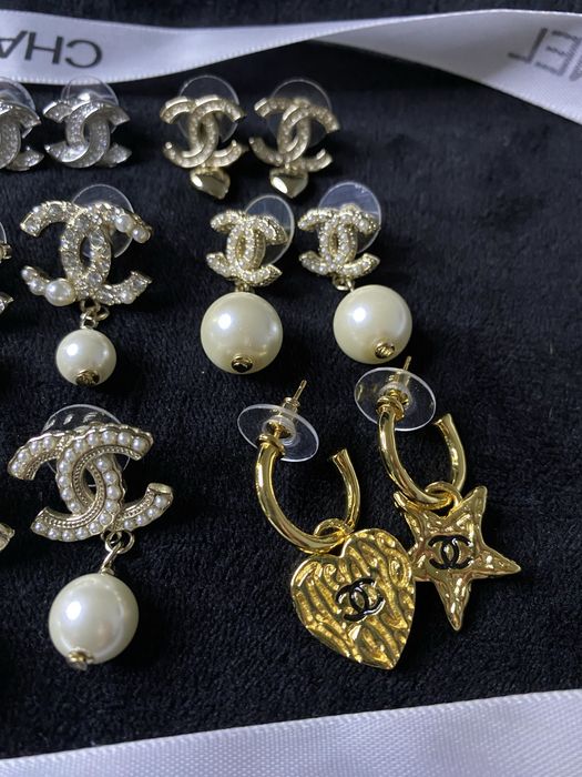 Сережки , серьги шанель , chanel