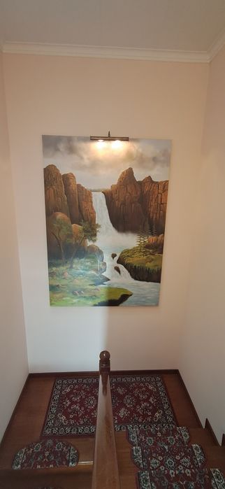Quadro decorativo com iluminação