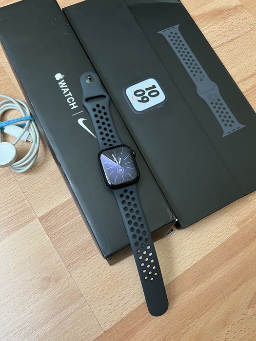 Apple Watch Series 7 41 mm Nike Midnight / Полный Комплект