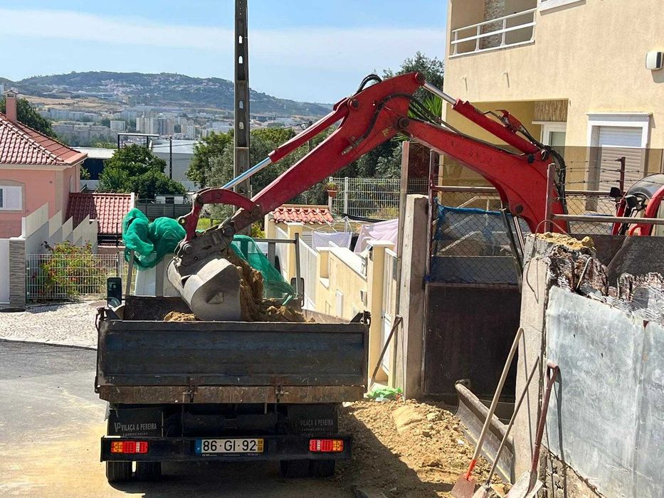 Trabalhos com Maquinas e Recolha do material apartir de 250€