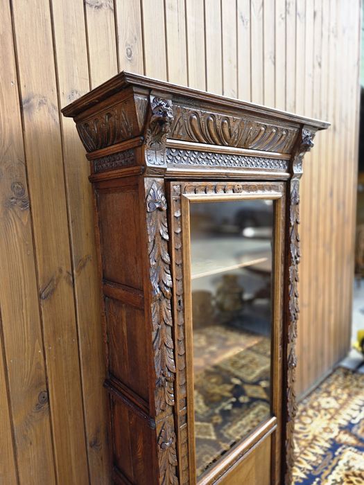 Mała witryna biblioteczka eklektyczna  #1786 Stylowy Węgrów