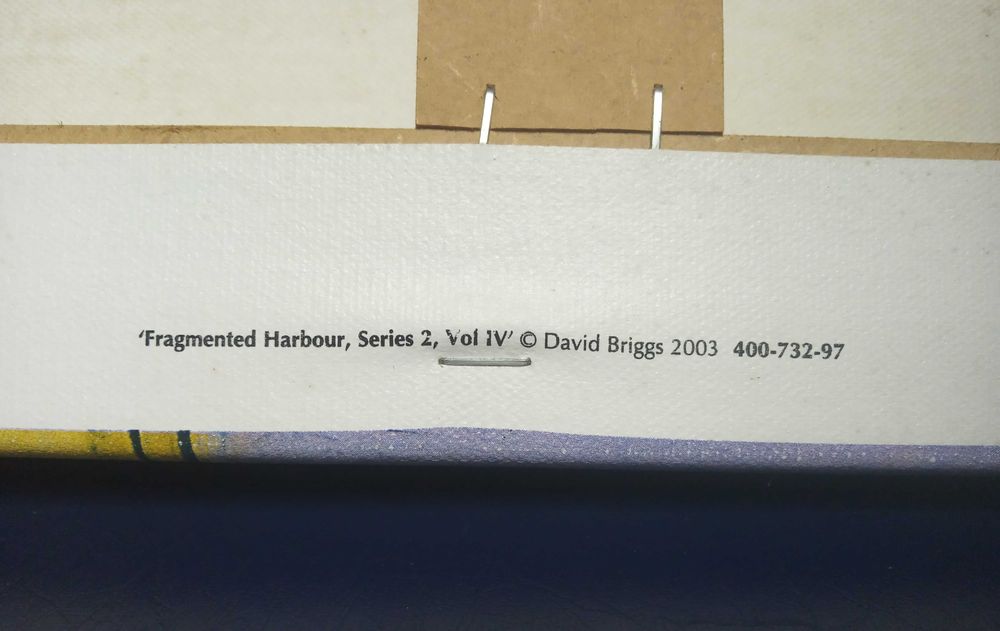 Tela Decorativa Obra David Briggs 140x56cm Abstrato