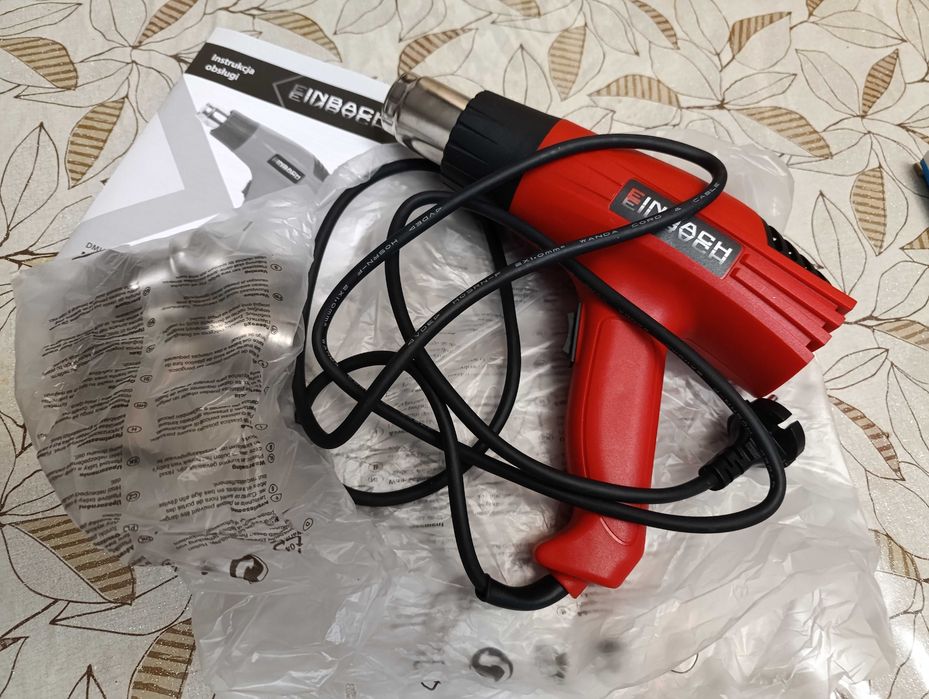 OPALARKA ELEKTRYCZNA  2 Biegi 4 Dysze 230V zestaw mocna 2200W
