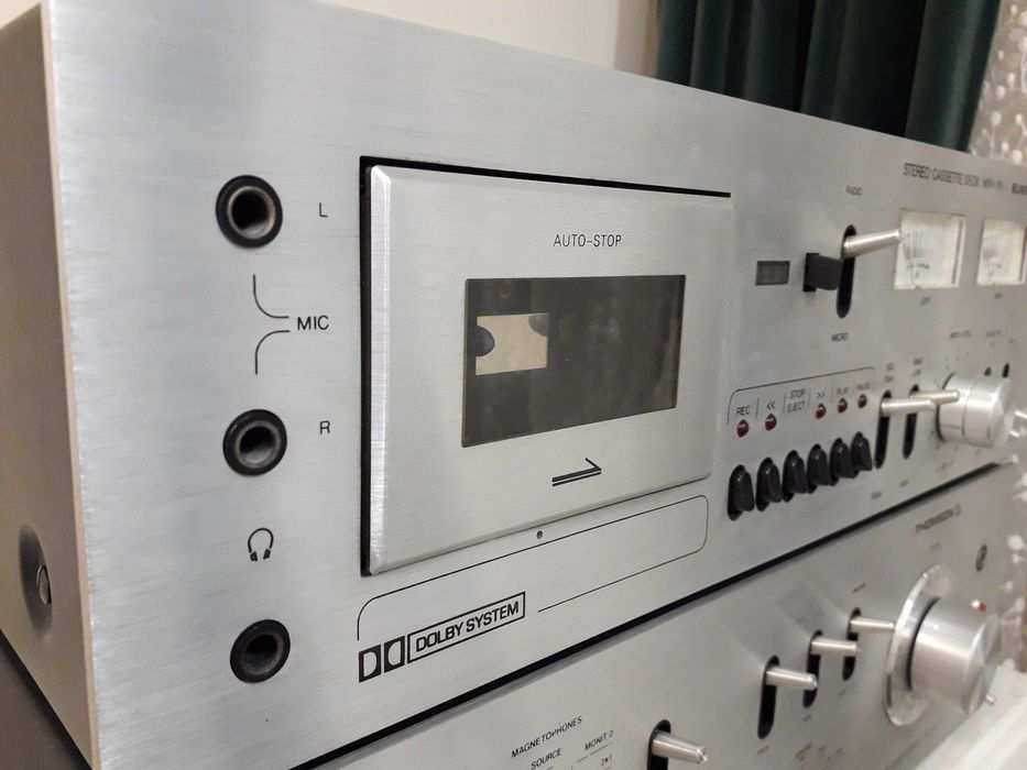 Wieża stereo Magn Diora MSH 101, wzmacn Unitra Fonica Thomson PA3511T