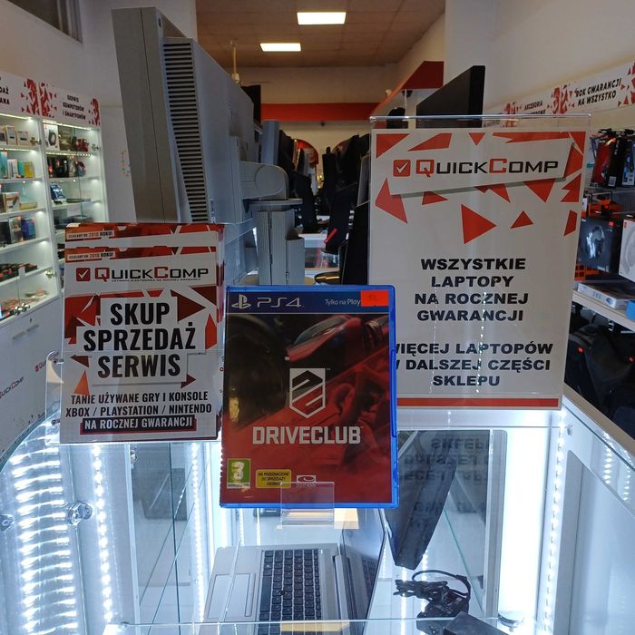 Gra PlayStation 4 PS4 / PS5 Drive Club Gwarancja 1 rok QUICK-COMP Przemyśl