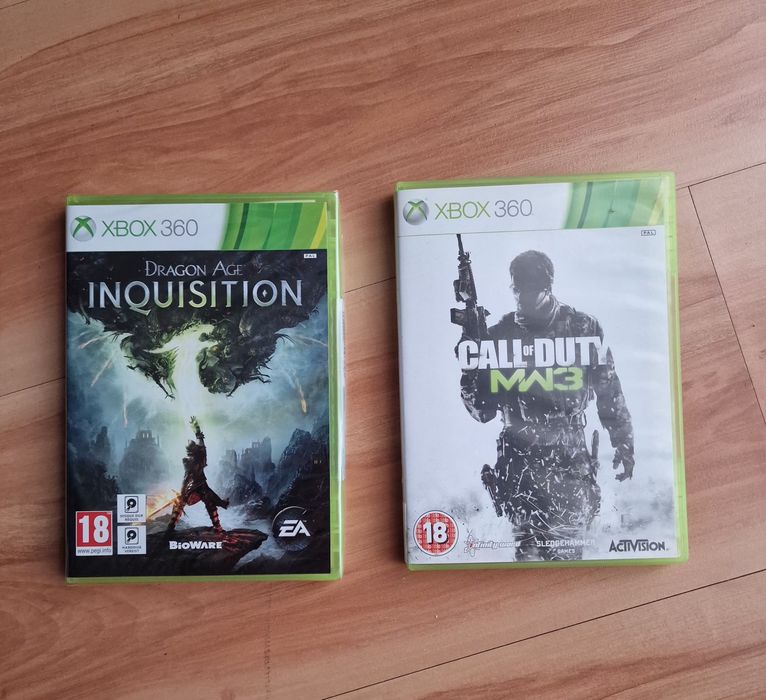 Xbox 360 , kable, pad bezprzewodowy, 3 gry.