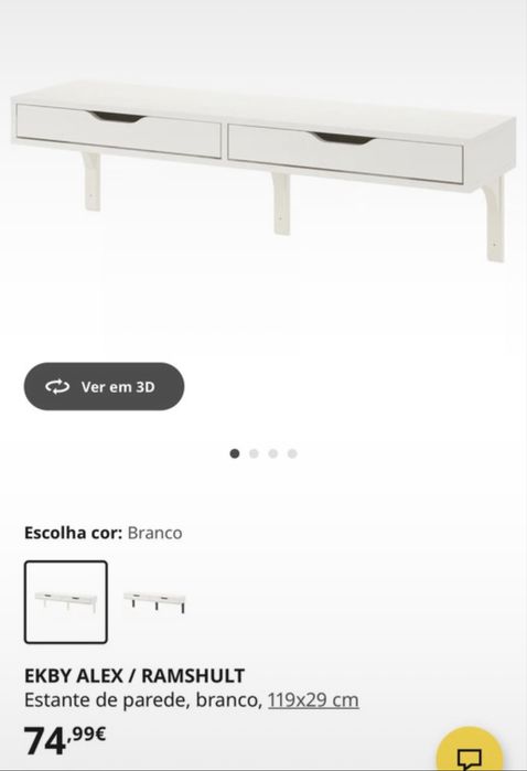 Movel suspenso ikea