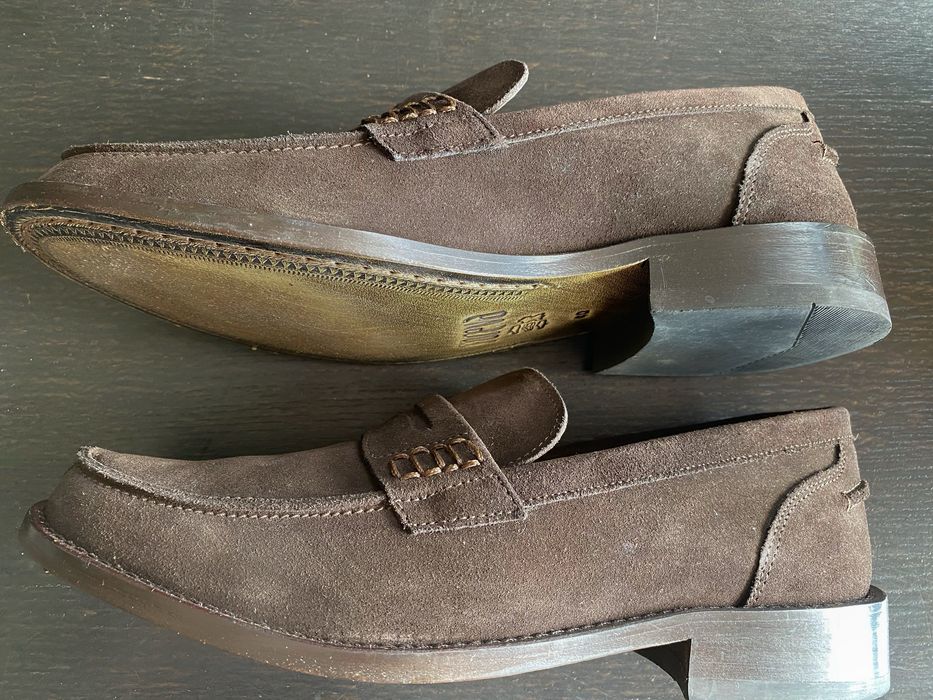 Sapatos vela em camurça castanha Foreva.