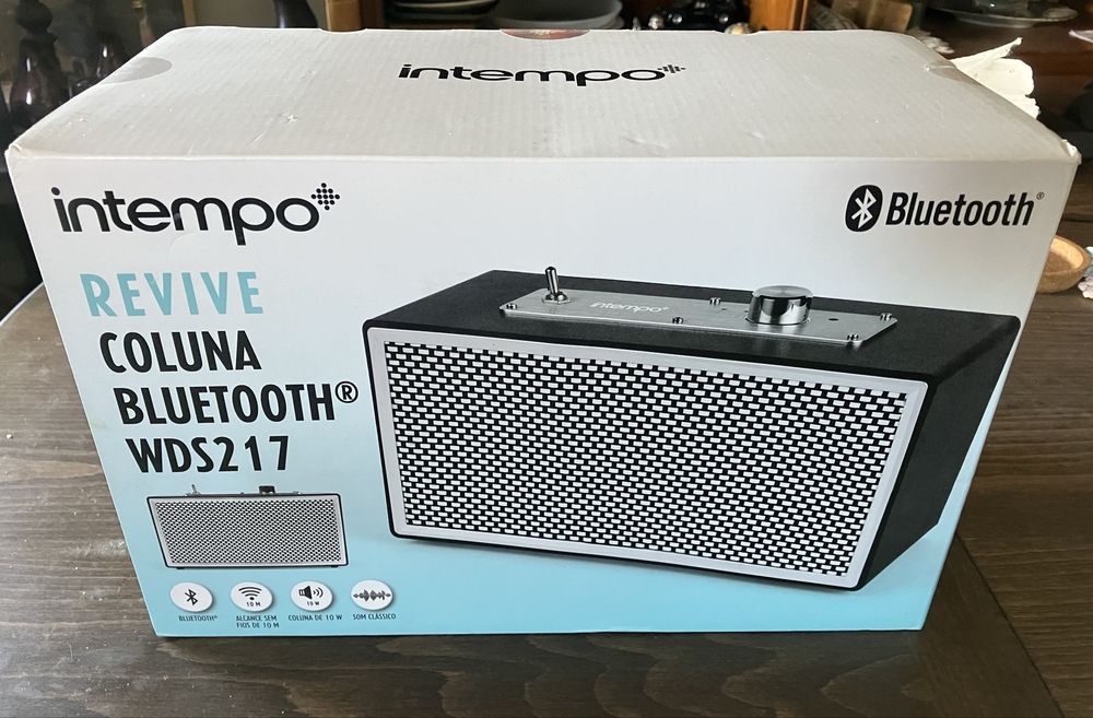 Coluna Bluetooth Intempo Revive Retro (NOVA / SELADA)