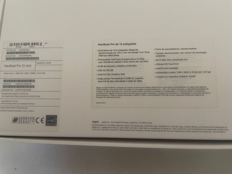 MacBook Pro para peças