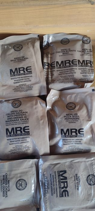 Sprzedam racje żywnościowe MRE 2 sztuki