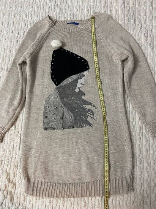 Светр -туніка теплий