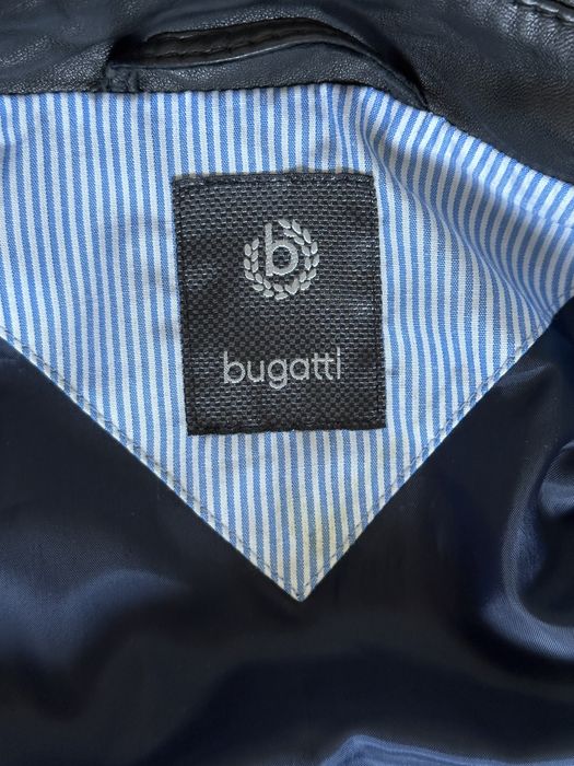 Подовжений шкіряний піджак Bugatti