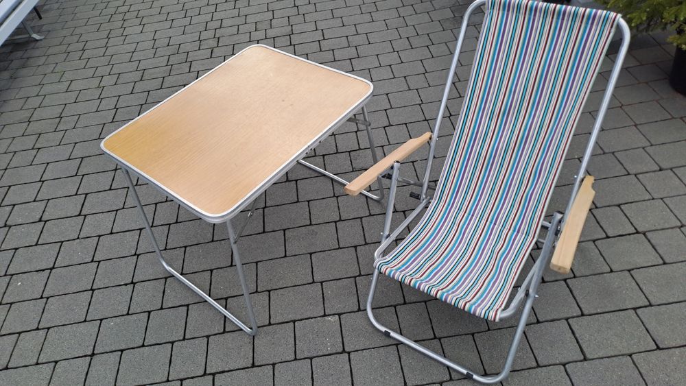 Stolik plażowy rozkładany aluminiowy