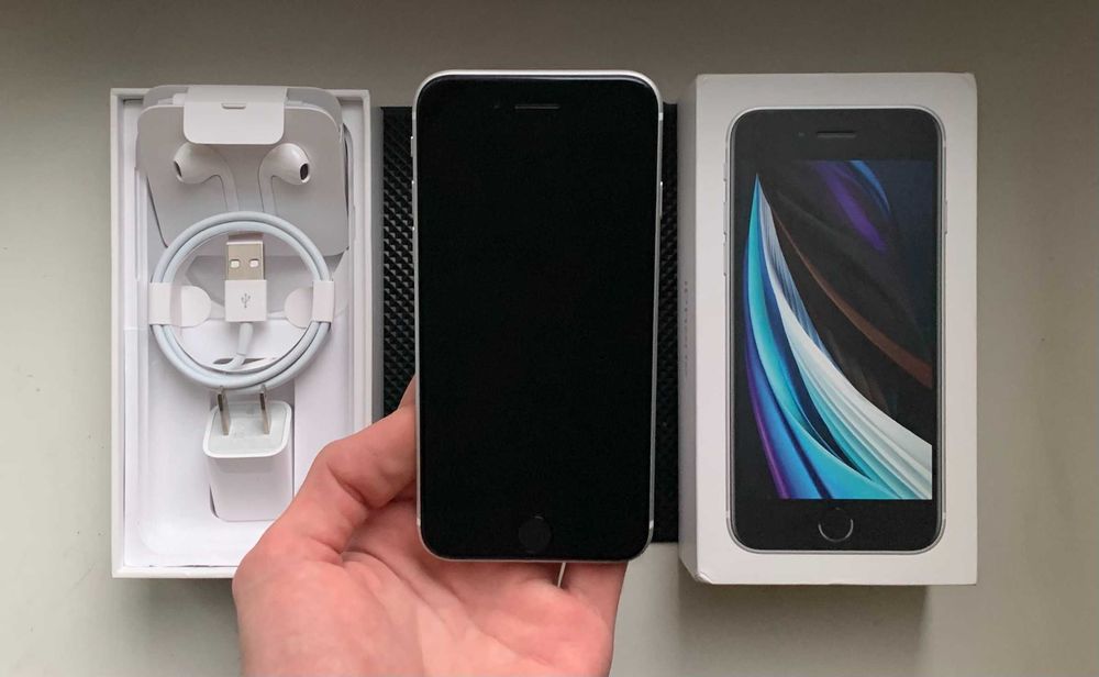 НОВЫЙ - iPhone SE 2020 128 гб - NEVERLOCK - 100% АКБ - WHITE