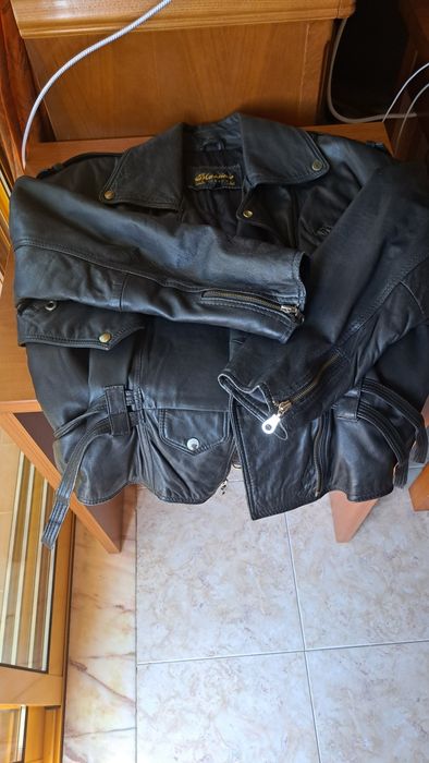 Blusão mulher cabedal tamanho S