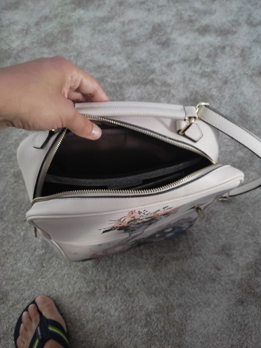 Mala branca e floral Parfois