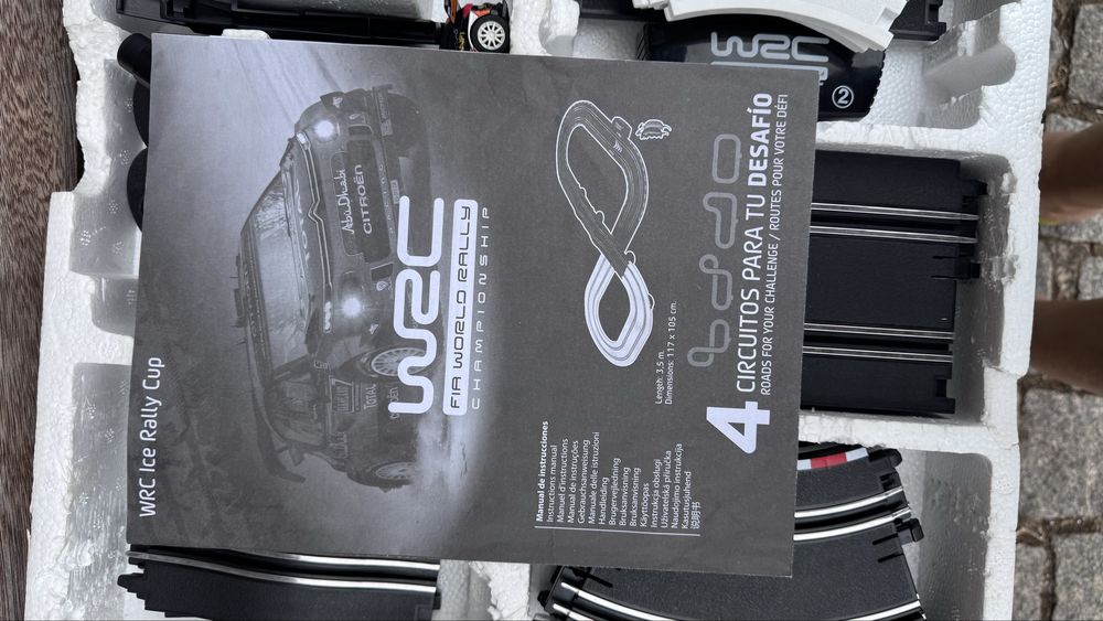 Pista de carros ice rally cup