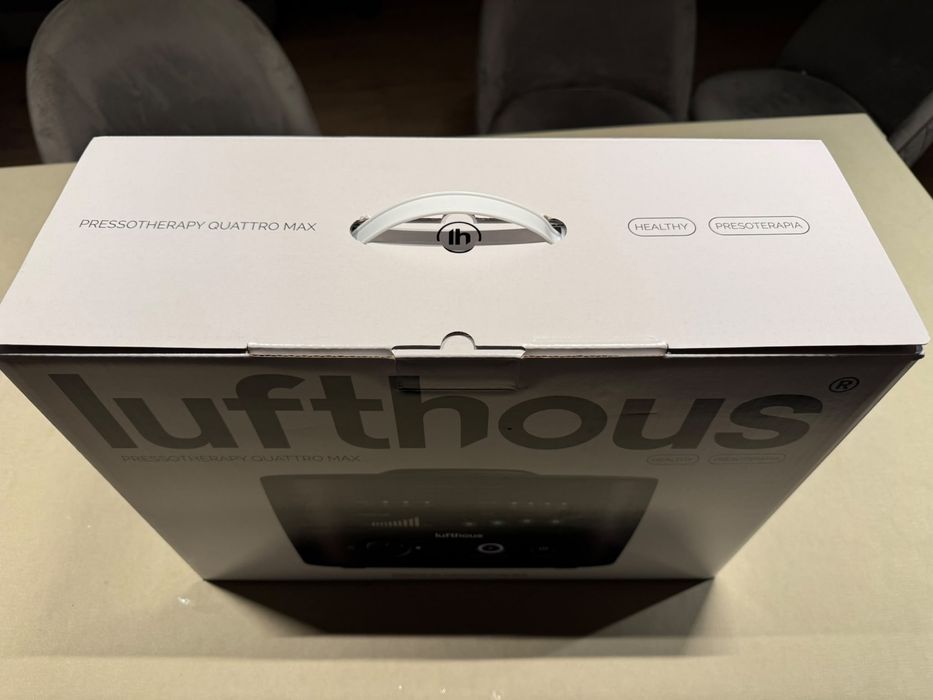 Máquina de Pressoterapia Lufthous Quattro Max NOVA, POR ABRIR