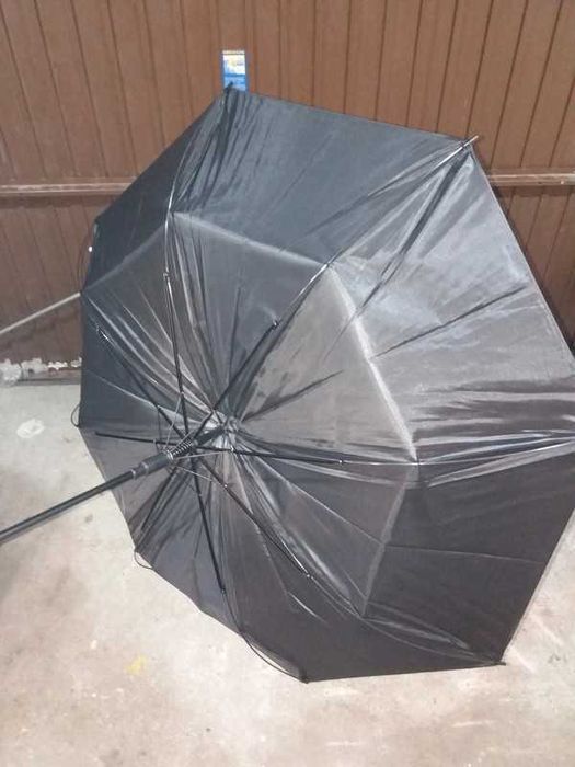 Parasolka czarna wzmocniona