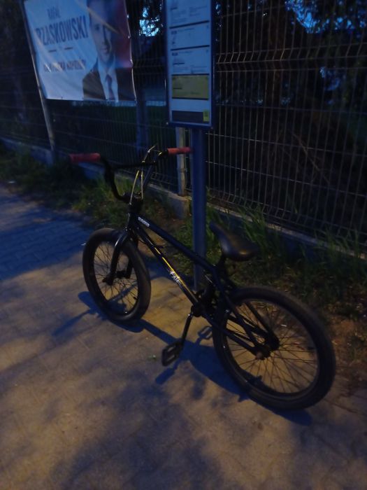 bmx radio czarny + kask oxelo