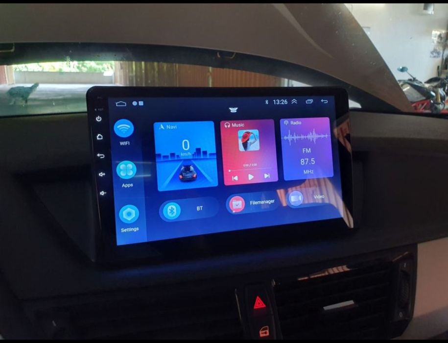 Rádio Android 14 com GPS BMW X1 E84 (Novo)
