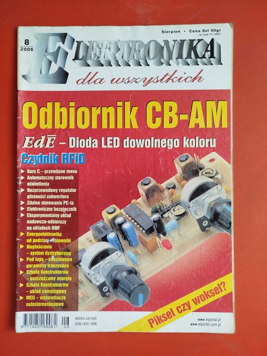 Elektronika dla wszystkich, nr 8/2006, sierpień 2006