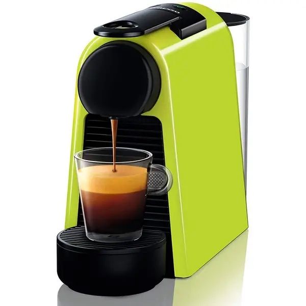 Капсульна кавоварка Nespresso Essenza Mini D30 Lime Green з Капучінато