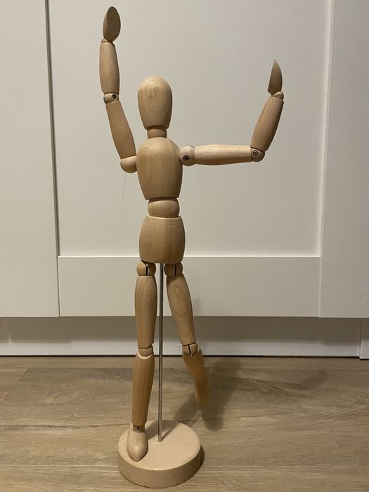 Drewniany ludzik IKEA