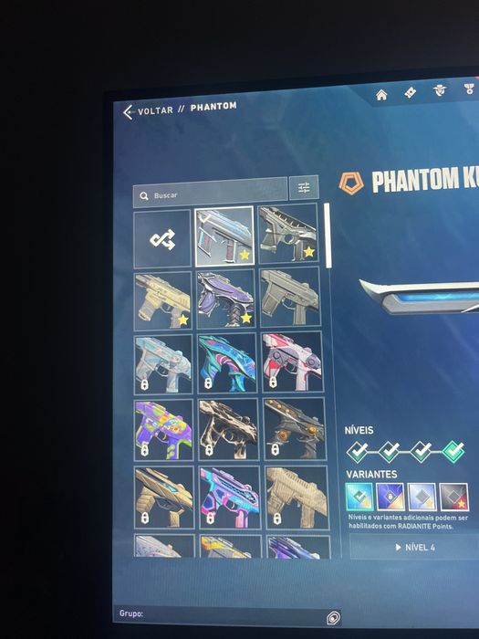 platina 1 lvl 130 com vandal : gaia, phaseguard. phantons: recon, reaver, kuronami, pinaculo sombrio. facas: buterfly singularidade, karambit  rgx