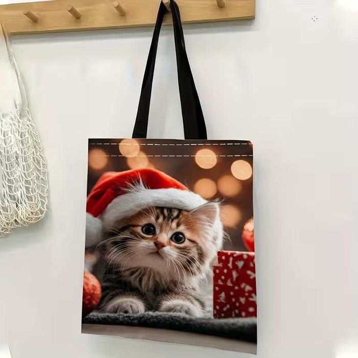 Новорічні шопери (1 ШТ. кожного принта) різдвяний аксесуар, подарунок.