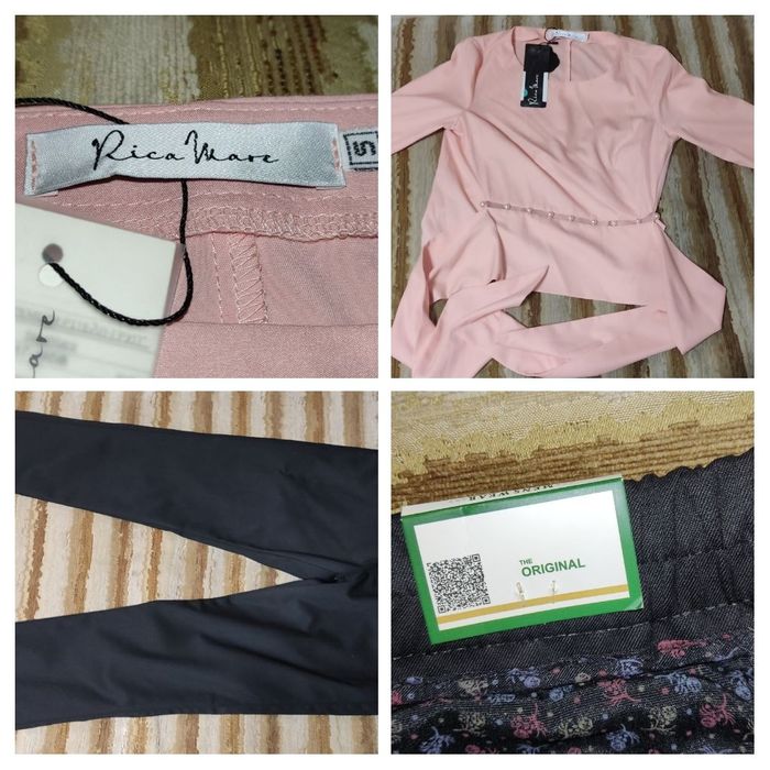 Лот новых кофт, блузок, штанов Rica Mare, Dividers, Safari, Akors