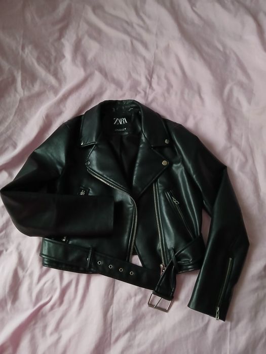 Косуха шкіряна Zara жіноча
